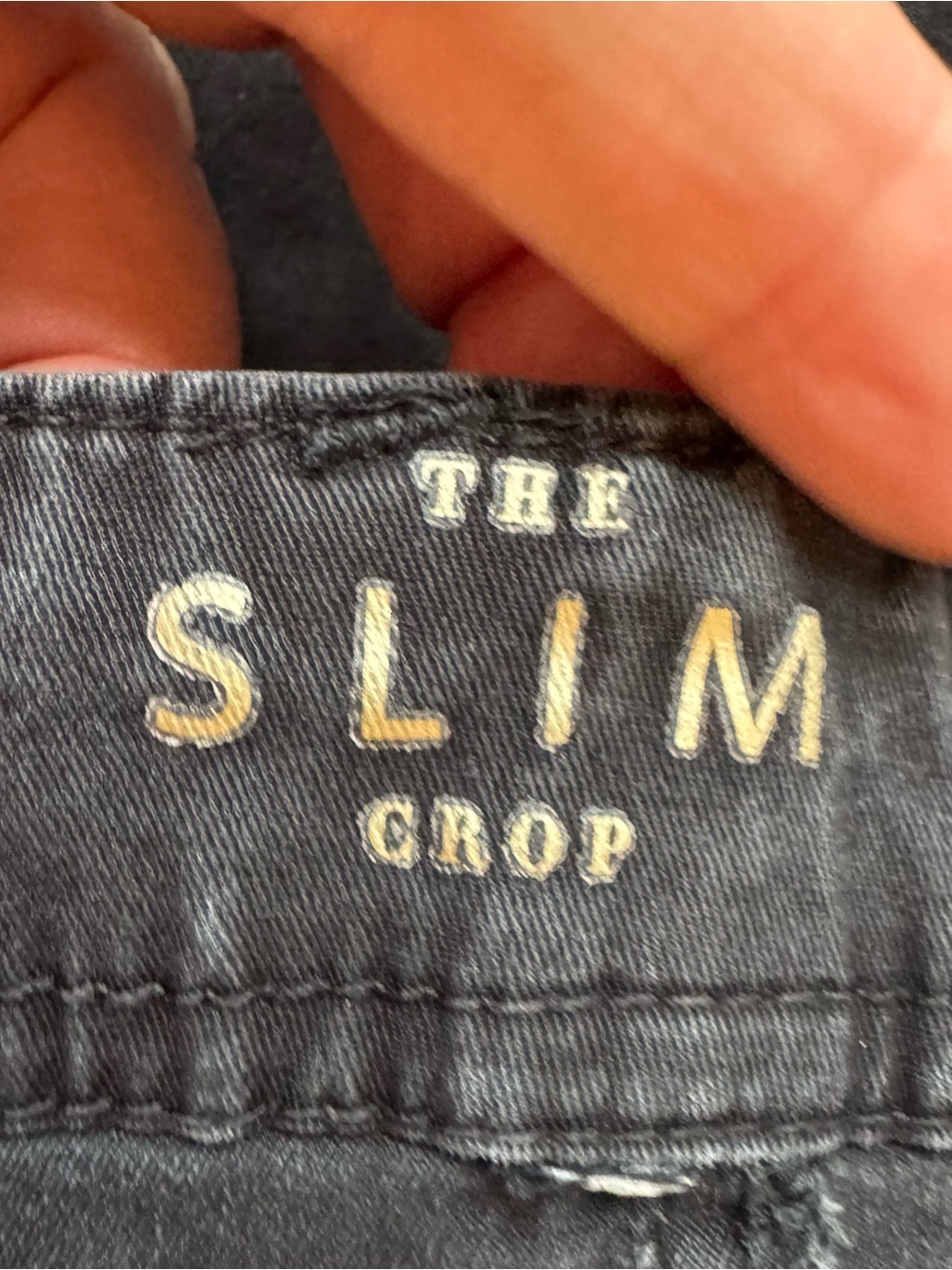 White House Black Market Black THE SLIM CROP Utility Jeans SIZE: 12 #5 - Picture 8 of 10